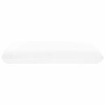 vidaXL Coussin de sommeil Uni Blanc 74 x 39 x 13 cm