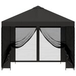 vidaXL Abri de jardin avec parois 3 x 3 m Anthracite