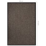 vidaXL Paillasson Beige 80x120 cm