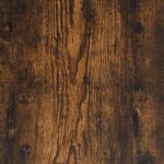 vidaXL Banc de rangement chêne fumé 82x42x45 cm Bois d'ingénierie