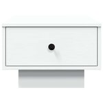 vidaXL Table basse blanc 60x45x31 cm bois d'ingénierie