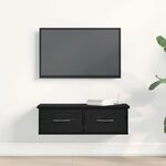 vidaXL Meuble mural Chêne noir 60 x 26 x 18.5 cm Bois d'ingénierie