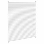 vidaXL Store plissé 110x100 cm Blanc