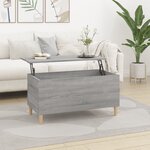 vidaXL Table basse Sonoma gris 90x44 5x45 cm Bois d'ingénierie