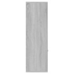 vidaXL Armoire à livres Sonoma gris 98x30x98 cm
