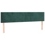 VidaXL Cadre de lit ottoman avec matelas vert foncé 180x200cm velours