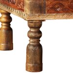 vidaXL Table basse Bois et de manguier 110x60x38 cm