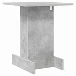 vidaXL Table d'appoint Gris béton 44 5 x 45 x 55 cm Bois d'ingénierie