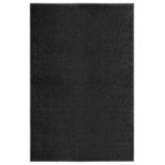 vidaXL Paillasson lavable Noir 120x180 cm