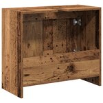 vidaXL Cabinet de lavabo Bois ancien 63x29x55 cm Bois d'ingénierie