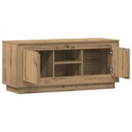 vidaXL Meuble TV Chêne artisanal 102 x 35 x 45 cm Bois d'ingénierie