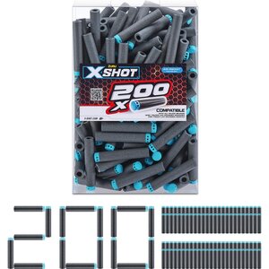 Zuru 36500 - XSHOT - Recharge Excel 200 fléchettes
