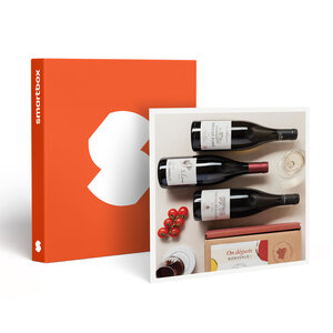 SMARTBOX - Coffret Cadeau Abonnement de 6 mois : 3 grands vins par mois et livret de dégustation -  Gastronomie