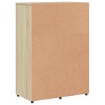 vidaXL Buffets 2 Pièces chêne sonoma 60x31x84 cm bois d'ingénierie