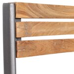 vidaXL Chaises à manger lot de 4 bois de teck massif