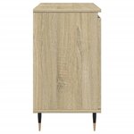 vidaXL Armoire de bain chêne sonoma 58x33x60 cm bois d'ingénierie