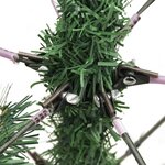 vidaXL Sapin de Noël artificiel avec pommes de pin et baies 210 cm