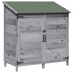 vidaXL Abri de jardin Gris 106 5 x 56 x 113 5 cm Bois d'ingénierie