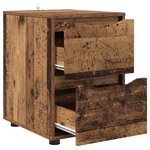 vidaXL Armoire de rangement Bois Ancien 40 x 48 x 57 cm