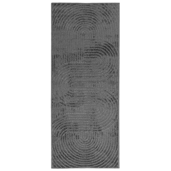 vidaXL Tapis de surface HUARTE Anthracite 200 x 80 cm Polyester