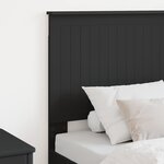vidaXL Tête de lit avec tête de lit Chêne noir 80 cm Bois d'ingénierie