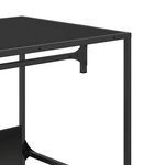 vidaXL Armoire noir 90x50x180 cm bois d’ingénierie