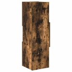 vidaXL Meuble d'angle Blanc 25 5x25x80cm Bois d'ingénierie