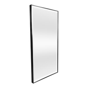 Miroir mural rectangulaire 102 x 52 cm noir 03_0007924