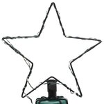 vidaXL Sapin de Noël avec piquet Coloré 310 LED 300 cm
