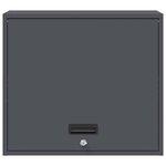 vidaXL Armoire murale pour garage Anthracite 60 x 40 x 53 cm