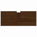 vidaXL Armoire salle de bain chêne marron 80x33x60cm bois d'ingénierie