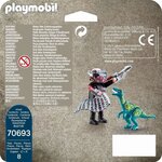 Playmobil - 70693 - playmobil duo braconnier vélociraptor