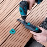Wolfcraft ensemble de guide de perçage de plancher 6960000