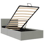 vidaXL Cadre de lit à rangement hydraulique sans matelas 90x200 cm