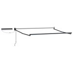 vidaXL Cadre de store rétractable électrique Anthracite 3 x 2 m