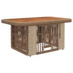 vidaXL Ensemble de salle à manger pour jardin 3 Pièces Beige et crème