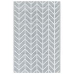 vidaXL Tapis d'extérieur ARAKIL Gris 190x290 cm PP