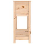 vidaXL Jardinière avec étagère 111 5x34 5x81 cm Bois massif de pin