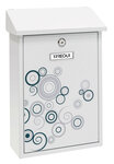 Boîte aux Lettres en Acier sérigraphié  Premium E5606  « Spatk »  Blanc