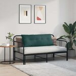 vidaXL Coussin de Dos Vert foncé 120 x 19 x 50 cm tissu