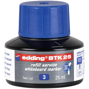 Recharge d'encre par Capillarité BTK25 pour Marqueur Tableau Blanc Bleu EDDING