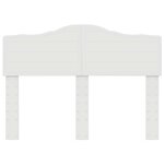 vidaXL Tête de lit Blanc 135 cm Bois d'ingénierie
