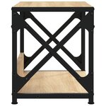 vidaXL Support d'imprimante à 2 niveaux chêne sonoma 44x26x31 5 cm