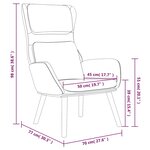 vidaXL Chaise de relaxation Vert clair Velours