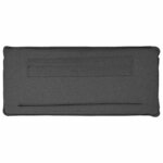 vidaXL Tête de lit capitonnée Gris Naturel et Foncé 100 cm Pin massif