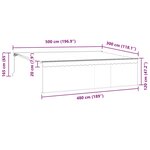 vidaXL Auvent Rétractable Anthracite 500 × 300 cm