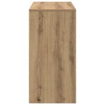 vidaXL Bureau chêne artisanal 90 x 37 5 x 75 cm Bois d'ingénierie