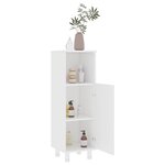 vidaXL Ensemble de meubles de bain 3 Pièces Blanc Bois d'ingénierie