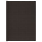 vidaXL Tapis de tente 250x600 cm Marron