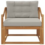 vidaXL Sofa de milieu extérieur Naturel